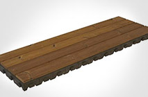 Modulo 3x1 passerella in legno